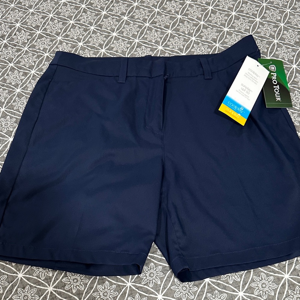 Women’s size 6 golf shorts new cooling technology Shorts by Pro Tour navy
